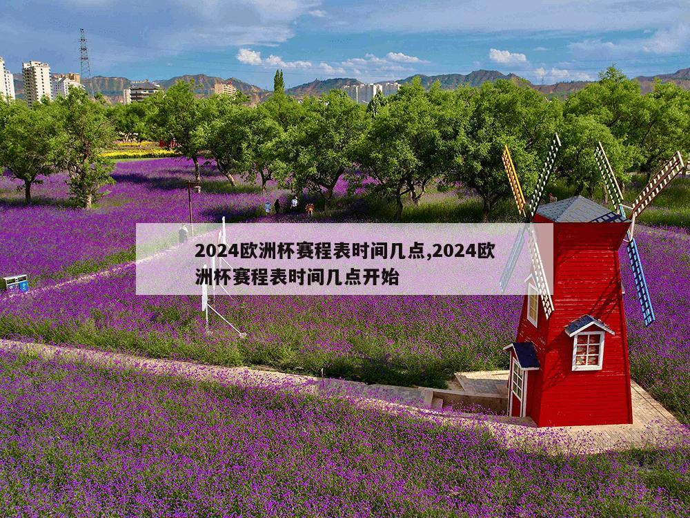 2024欧洲杯赛程表时间几点,2024欧洲杯赛程表时间几点开始